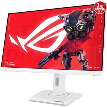 Asus Rog Strıx XG259QNG-W 24.5 Hdr Gamıng Fast IPS Beyaz Freesync ve G-Sync Uyumlu 1920X1080 0.3ms 380Hz 400CD Dp HDMI USB Vesa 3yıl Elmb Sync,pıvot Monitör 4