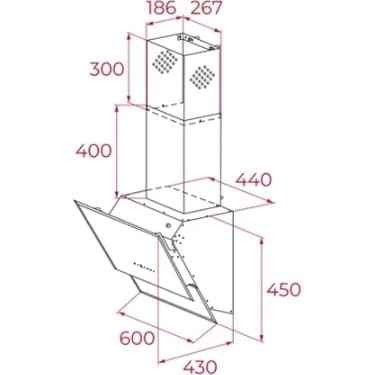 Teka 40495010-TEKA Tvt 60.1 Beyaz Davlumbaz 2