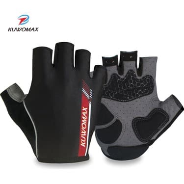 Liangduo Shop AK-ST-01002 Stili S Beden Kuwomax Bisiklet Eldiveni Yarım Parmak Erkek Kadın Yaz Spor Darbeye Dayanıklı Bisiklet Eldivenleri (Yurt Dışından) 2