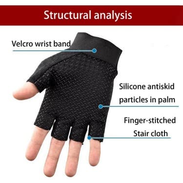 Liangduo Shop Lbn Stili Çocuk Bisiklet Eldiveni Çocuklar Yarım Parmak Eldiven Bisiklet Eldivenleri Elastik Olmayan Slld Çocuk Bisikleti Eldiven Açık Sürüş Ekipmanları (Yurt Dışından) 5