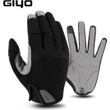 Liangduo Shop Siyah Stil L Boyutu Gıyo-Kış Sporları Tam Parmak Bisiklet Eldiveni Balıkçılık Spor Salonu Veya Mtb Bisiklet Kaymaz Kumaş Bisiklet Eldiveni Erkekler Kadınlar Için (Yurt Dışından) 2