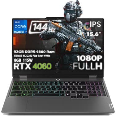 Lenovo LOQ 15IRX9 Intel Core i7 13650HX 32GB 1TB SSD RTX 4060 8GB (115W) 15.6\ 2