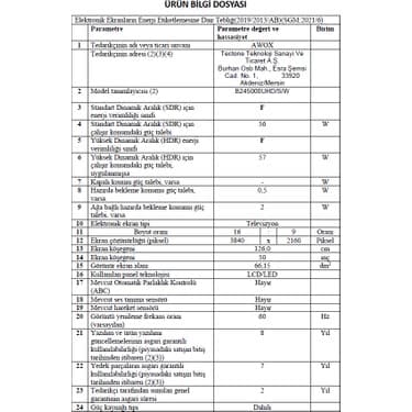 Awox B245000 50" 127 Ekran Uydu Alıcılı 4K Ultra HD Smart LED TV 4