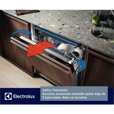 Electrolux EES48401L 8 Programlı Tam Ankastre Bulaşık Makinesi 2