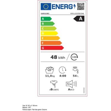 Samsung WW11DG5B25ABAH A Enerji Sınıfı 11 kg 1400 Devir Çamaşır Makinesi 2