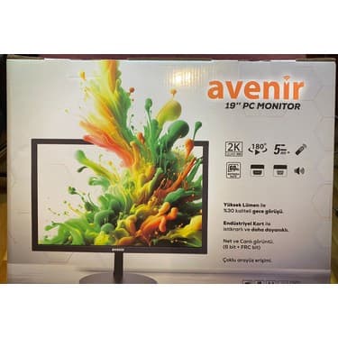 Avenir AV-M19A 19" 60Hz 5ms (Vga+Hdmı) Fhd Tn Monitör 7