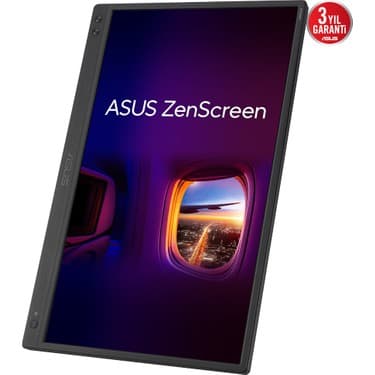 Asus ZENSCREEN MB166CR 15.6 IPS 1920x1080 5MS USB-C 3YIL MAT EKRAN,360° DAYANAKLI STAND, DUSUK MAVI ISIK TASINABILIR USB MONITOR 4