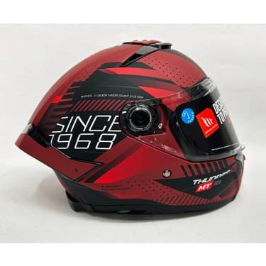 MT Thunder 4sv Luminence D5 Şefaf Vizörlü Mat Renk -Güneş Vizörlü 5