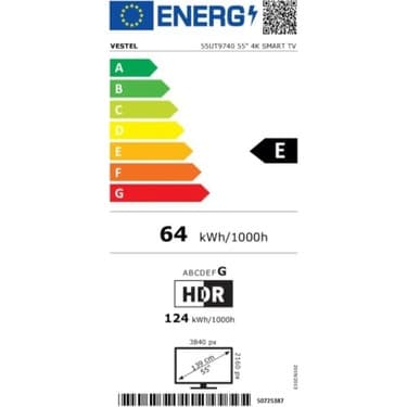 Vestel 55UT9740 4K Ultra HD 55" 140 Ekran Uydu Alı 4