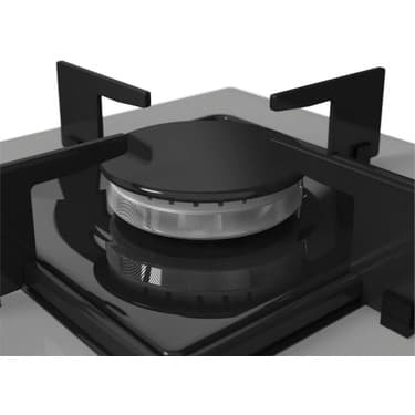 Ferre SS208 Gri Kare Ankastre Cam Ocak 60 cm ( Kare Gözlü ) 3