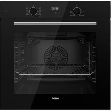 Ferre Flowart Evolis Elite Siyah 3'lü Ankastre Set ( QBL63CS-RS035-D080 ) 2