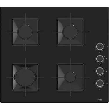 Ferre Flowart Ventora Pro Siyah 3'lü Ankastre Set ( QBL63CS-SS205-D063 ) 3