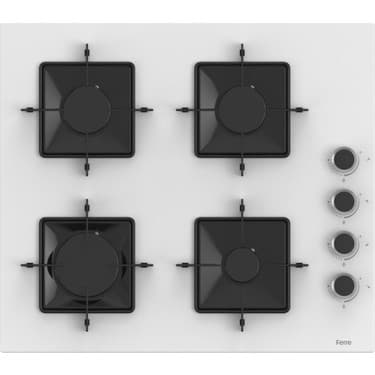 Ferre Flowart Ventora Pro Beyaz 3'lü Ankastre Set ( QBL63CB-SS206-D064 ) 3