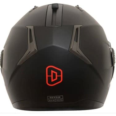 Mediterian B700 Çene Açılır Kask Mat Siyah 3