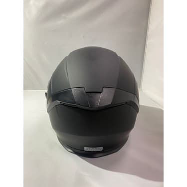 Mediterian Güneş Vizörlü Çenesiz Kask Mat Siyah 516 4