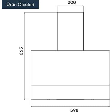 Kumtel DA6-835 Rustik Duvar Tipi Beyaz Cam Davlumbaz - Güçlü LED Aydınlatma ve Yıkanabilir Alüminyum Filtre ile Mutfaklarınızı Şıklıkla Donatın 2