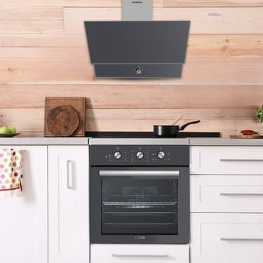 Kumtel Kristal Seri Cam Yüzey Ankastre Set Antrasit Gri Modern Mutfaklara Uygun Şık Tasarım 6