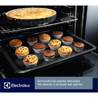 Electrolux EOF3H40BX Ankastre Fırın 4