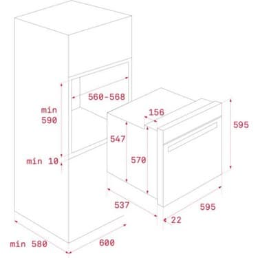 Teka Country Krem Ankastre Set (Dos 60.2 Vn-Gsc 64320 Rbc Vn-Hak 627 R Vn) 3