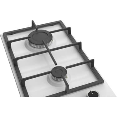 Ferre LN153 Beyaz Emaye Ankastre Ocak (Döküm Izgara) 4