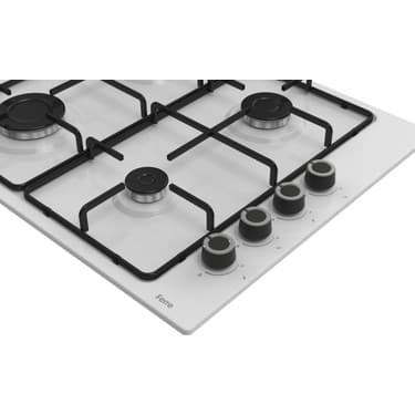 Ferre EL066 Beyaz Emaye Ankastre Ocak (Emaye Izgara) 3