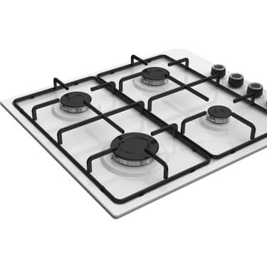 Ferre EL066 Beyaz Emaye Ankastre Ocak (Emaye Izgara) 4