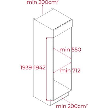 Teka RBF 78780 FI 70CM Ankastre Buzdolabı 4