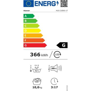 Hoover HLE C10DG-17 10 kg NFC Bağlantılı Kurutma Makinesi 5