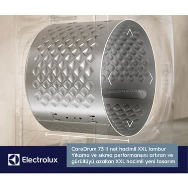 Electrolux EW8FG5602CDT 800 Serisi Ultracare 11 kg 1600 Devir Wi-Fi Koyu Gri Çamaşır Makinesi 7