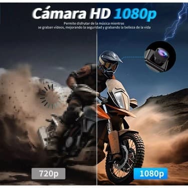 Serreha BT68 Kameralı Intercom Motosiklet Bluetooth Kask Kulaklık Ses Kontrolü 1080P Video Kayıt Interkom 4