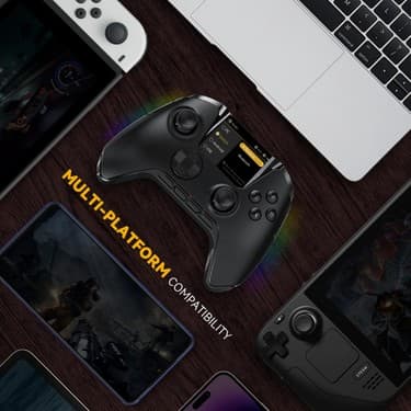 Kontorland Manba One Kablosuz Gamepad Siyah – 2” Ekran, Manyetik Stand, Pc/switch/android/ios Desteği 5