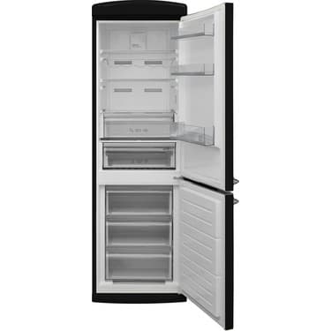 Vestel Retro NFK37211 Siyah 330 Lt No-Frost Buzdolabı 2