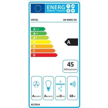 Vestel AD-60041 Rs 60 cm 3 Kademeli Ankastre Davlumbaz 4