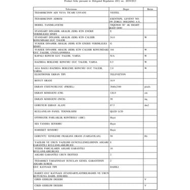 Vestel 50QG9840 50'' 126 Ekran Uydu Alıcılı 4K Ultra HD Smart QLED Google TV 5