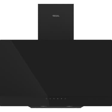 Regal Ankastre Davlumbaz T Tipi Siyah Cam Yüzey 60 cm 640 m³/h Emiş Gücü ile 4
