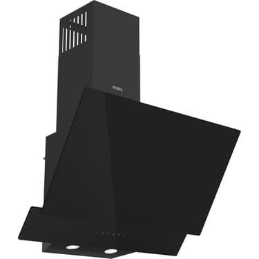 Vestel Ankastre Davlumbaz Duvar Tipi Siyah Cam Kontrol 60 cm T Tipi 640 m3/sa Emiş Gücü 2