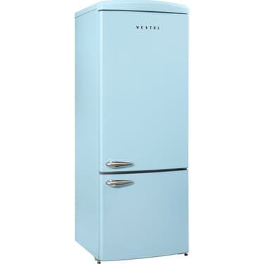 Vestel Retro NFK52111 Düş Mavisi 471 Lt No-Frost Buzdolabı 2