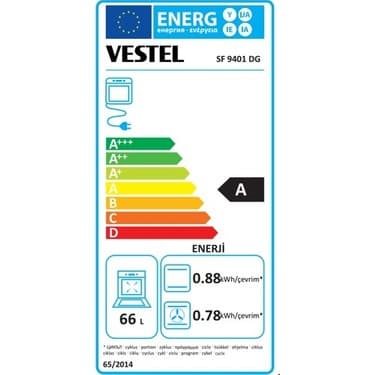 Vestel SF 9401 DG Solo Fırın 5