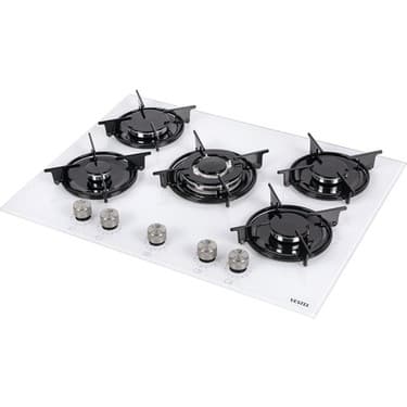 Vestel AO-71159 B Dg-W 70 cm 5 Gözü Gazlı (1 Gözü Wok'lu) Ankastre Ocak 2