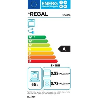Regal SF 6060 Solo Fırın 8