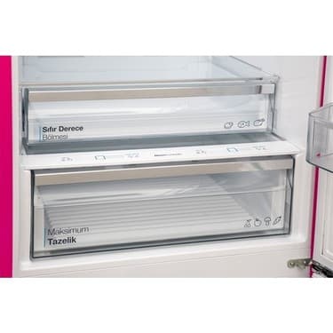 Vestel Retro NFK52111 Pembe 471 Lt No-Frost Buzdolabı 8