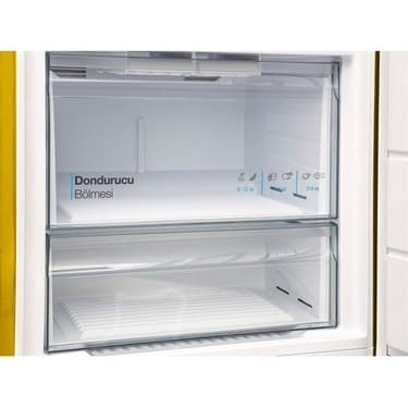 Vestel Retro NFK52111 Sarı 471 Lt No-Frost Buzdolabı 4