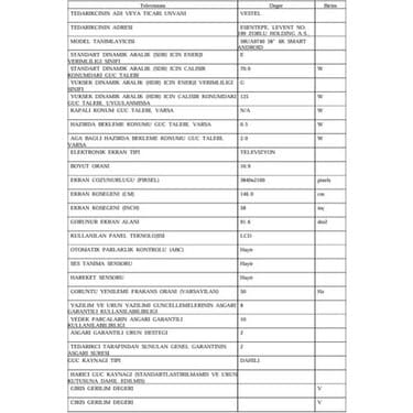 Vestel 58UA9740 58'' 146 Ekran Uydu Alıcılı 4K Ultra HD Smart Android TV 5