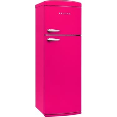 Vestel Retro SC32111 Pembe Statik Buzdolabı 2
