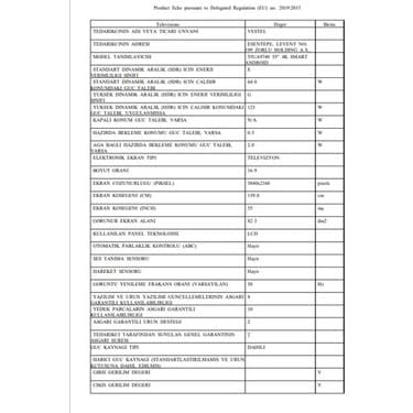 Vestel 55UA9740 55'' 139 Ekran Uydu Alıcılı 4K Ultra HD Smart Android LED TV 7