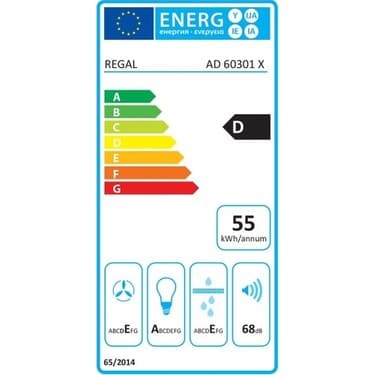 Regal AD 60301 X Ankastre Davlumbaz - 60 cm, Inox, Yıkanabilir Filtre 6