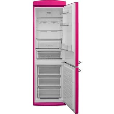 Vestel Retro NFK37011 Pembe 330 Lt No-Frost Buzdolabı 3