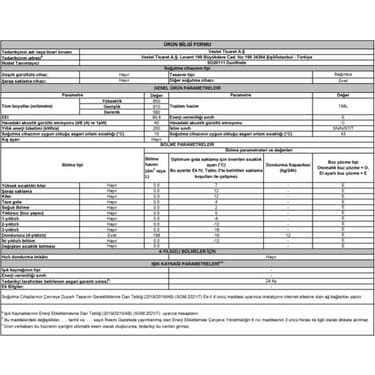 Vestel SD20111 Duomode E Enerji Sınıfı Sandık Tipi Derin Dondurucu 5