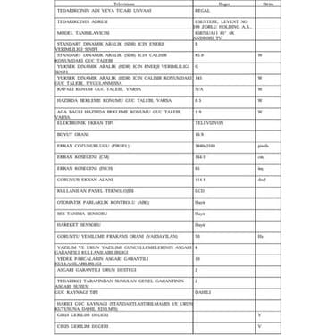 Regal 65R75UA11 65" 165 Ekran Dahili Uydu Alıcılı 4K Ultra HD Smart LED TV 8