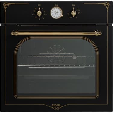 Vestel Siyah Rustik Ankastre Set (AF-7688 Rs - AO-6104 Yrs-Dg - AD-60041 Rs) 2